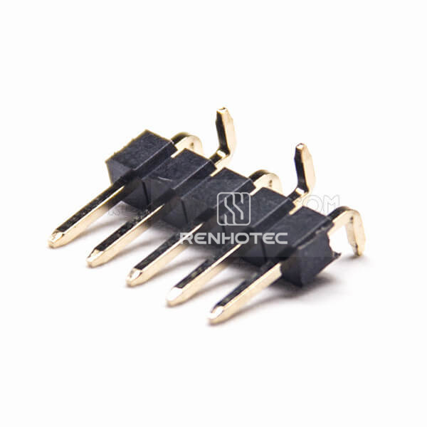 5 Pin Header Connector 2.54mm Pitch 180 Degree SMT Type