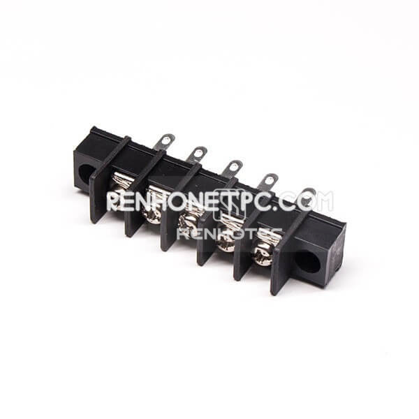 Terminal Block Barrier Strip Cable Connector Straight Through Hole Connector for PCB
