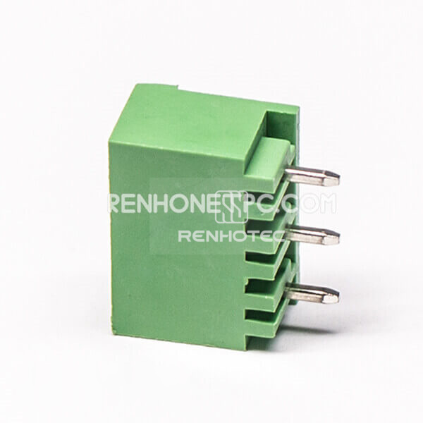 Terminal Block Header Male Pins Straight Through Hole Connector for PCB Mount