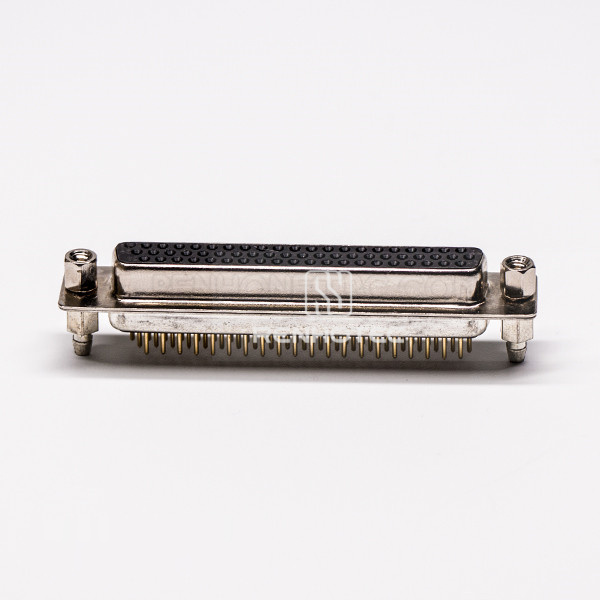 High Density D-SUB 62 Pin Female Straight Staking type Through Hole for PCB Mount connector