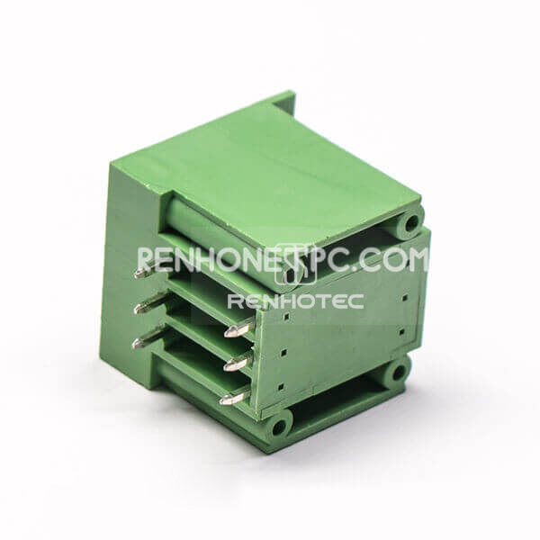 6 pin Terminal Block Multipole Plasti Brass ICE Plug