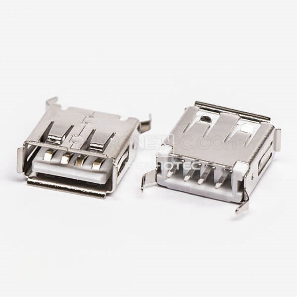 Type A USB PCB Mount Connector Straight Female DIP