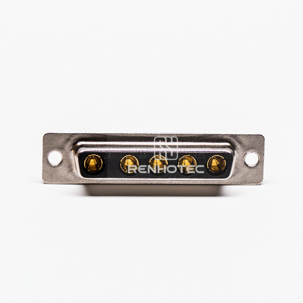 D-SUB Power Connector Solder Type 5W5 Female Straight Cable Connector