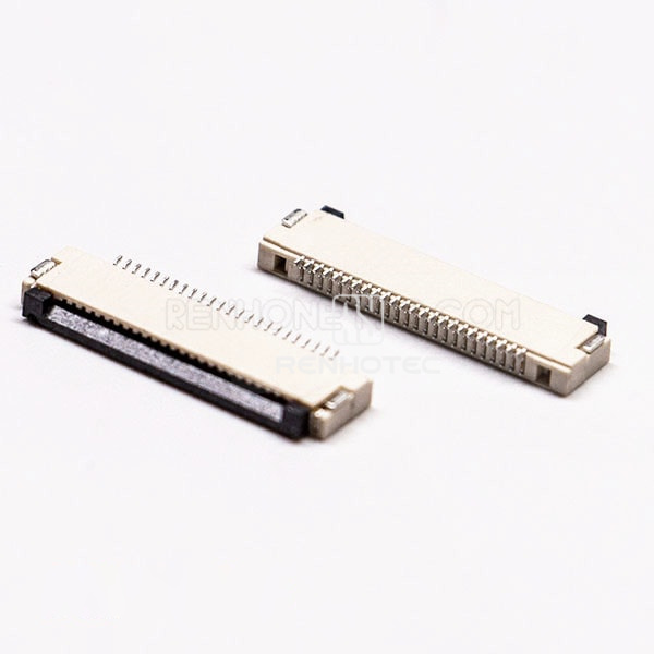FPC FFC Socket 0.5mm Horizontal Type and Dual Contact Style without Lock