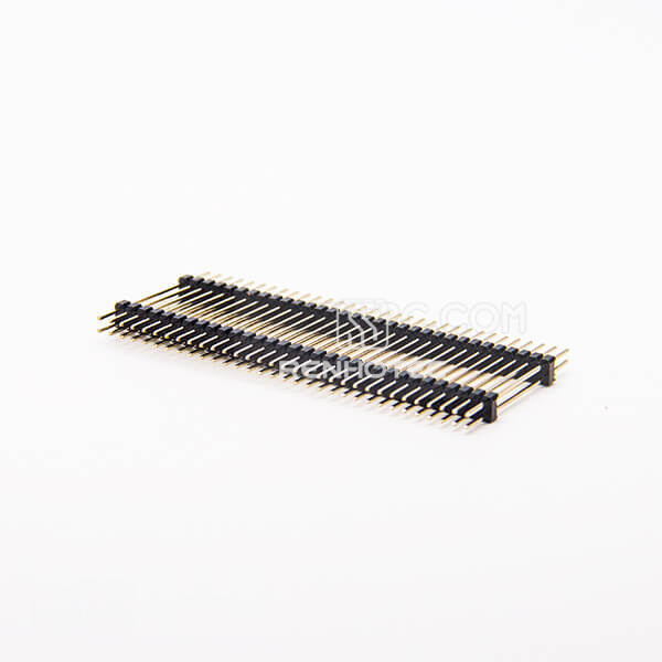 2.54mm Pin Header Dual Row 180 Degree 2.54mm 80 Pin DIP