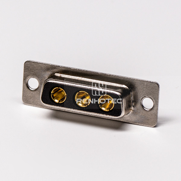 D-SUB Female 3W3 180° Staking Type and Solder Type For Cable Connector