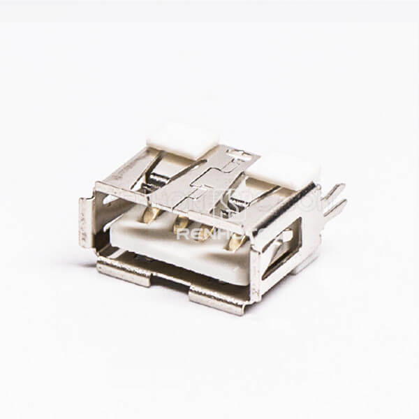 USB Type A Connector Female Straight for PCB Mount