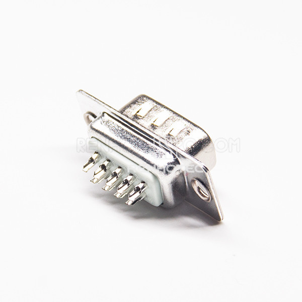 D-SUB 9 pin cable Male Stamped Pin Solder Type Connector