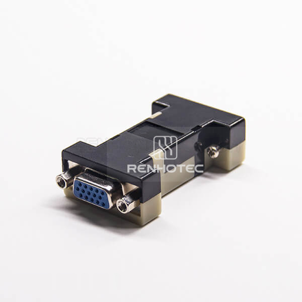D-SUB 15 Adapter Male To Female High Density D-SUB 15 Pin Straight