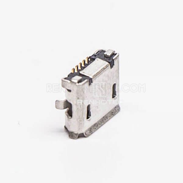 Micro USB Female Pinout Type B SMT DIP Type 5.65 for PCB Mount