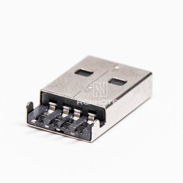 USB Type A 90 Degree Plug SMT for PCB Mount