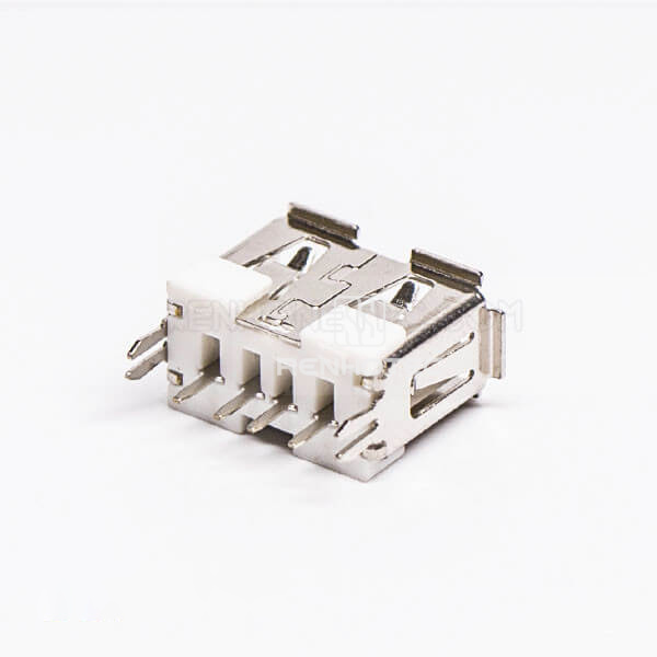 USB Type A Connector Female Straight for PCB Mount