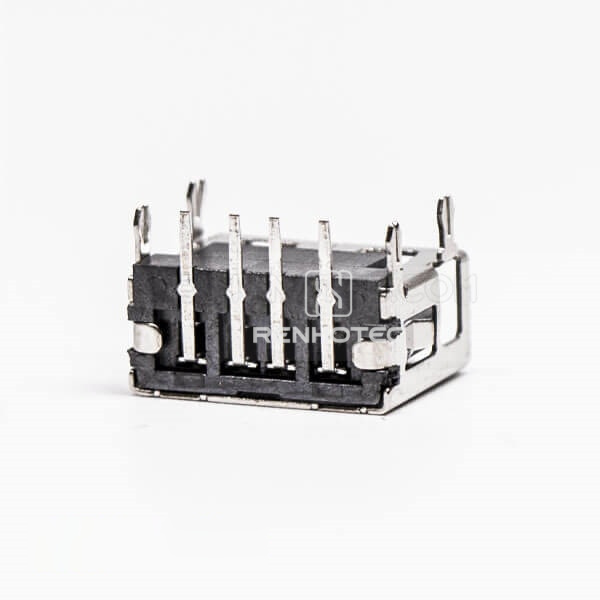 USB Connector Female Through Hole for PCB Mounting