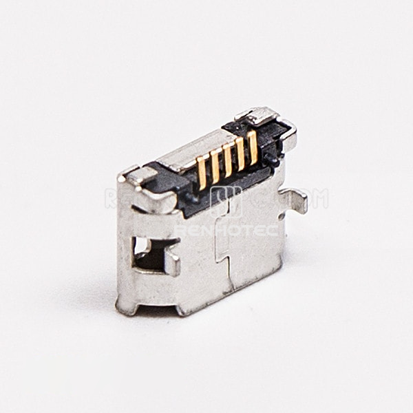 5 Pin Micro USB Dual Female SMT Type B DIP 6.4 Straight for PCB