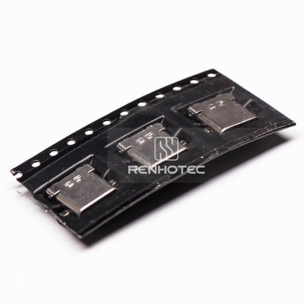 USB 3.0 Type C Connector Female Straight Edge Mount for PCB