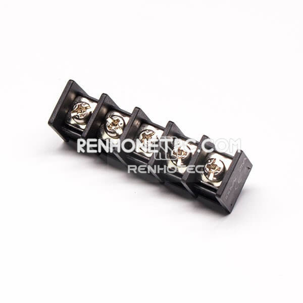 Barrier Terminal Strips 5pin Straight Through Hole PCB Mount