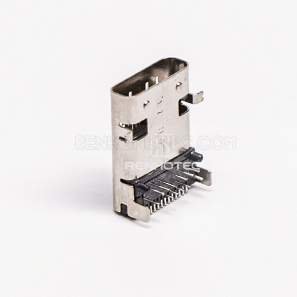 Female Right Angle USB Type C SMT and DIP