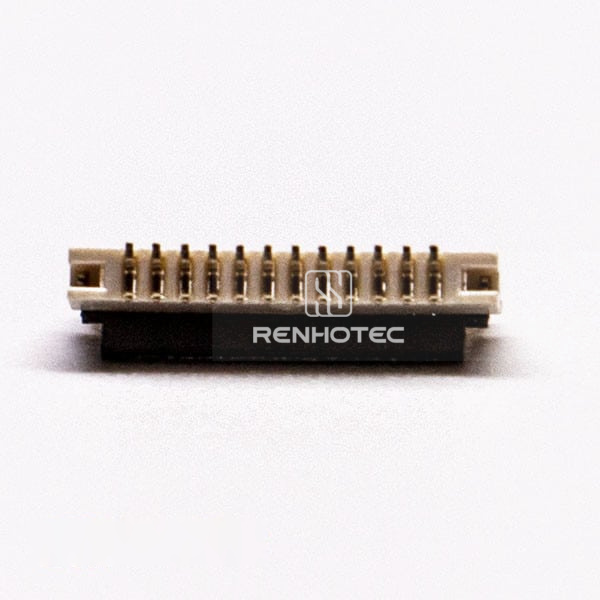 1.0H FFC FPC Connector 0.5 MM Front Flip and Bottom Contact Style FOR PCB
