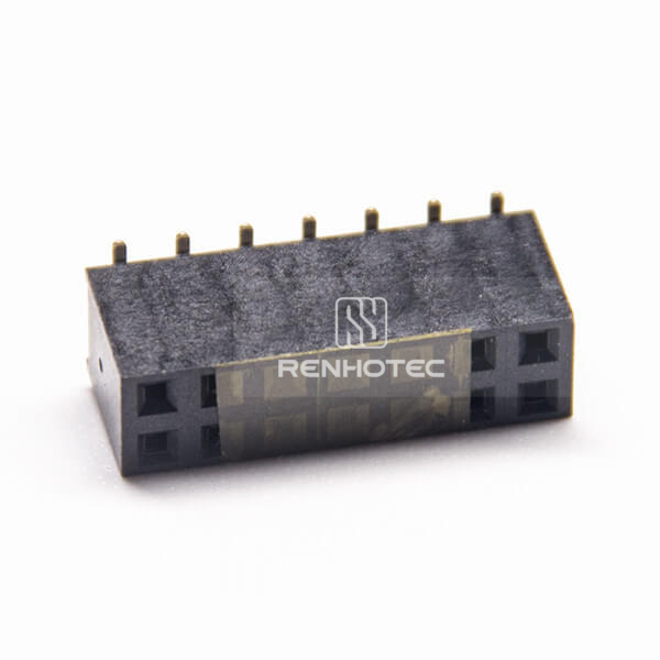14 pin Header Female Dual Row U Type 2.54mm Picth SMT