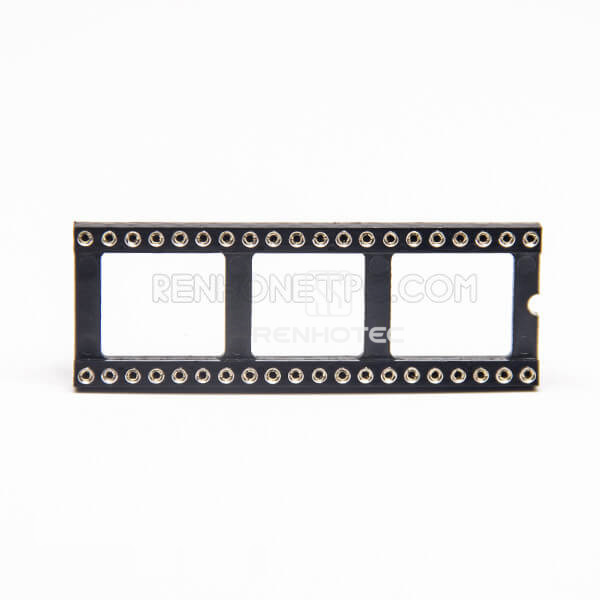 40Pin DIP Female Header Circular Holes 2.54mm Picth