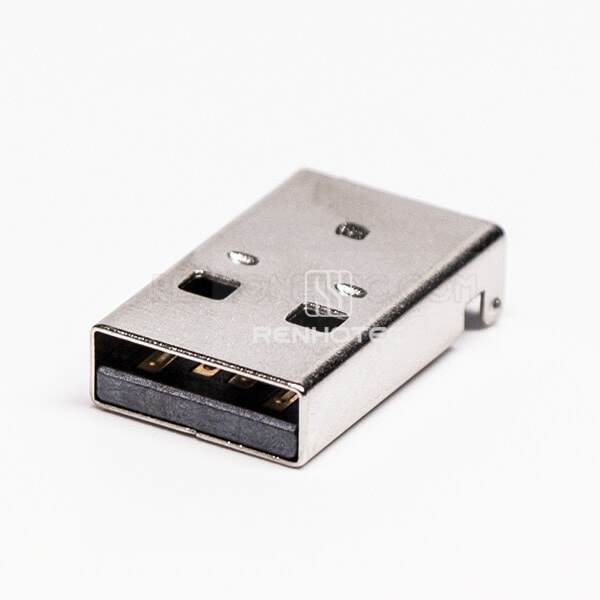 USB Type A SMT Connector Male Offest Type for PCB Mount