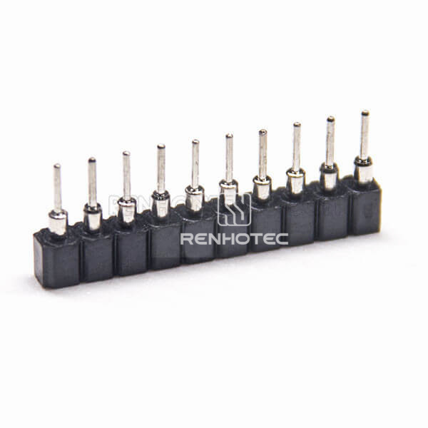 Female Pin Header Straight 2.0mm Circular Holes Single Row DIP Type