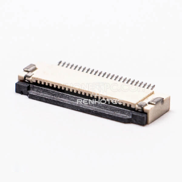 FPC Connectors 0.5MM Pitch 24 Pin Front Flip Bottom Contact Style 2.0H