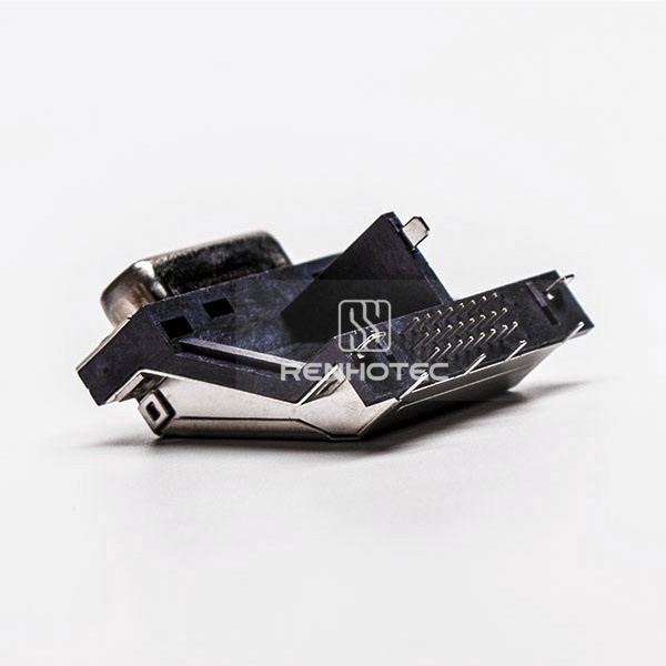 Elevated DVI Female connector for PCB Mount
