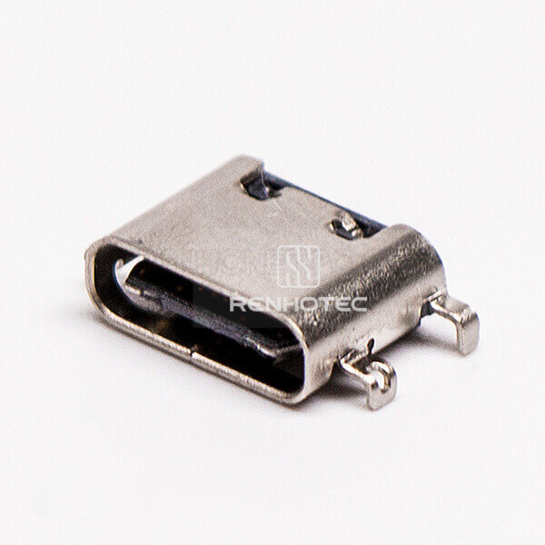 USB Type C Right Angle Female Offset Type