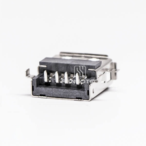 Order Female USB Through Hole Right Angle SMT for PCB Mount