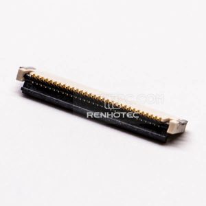 Flat cable connector