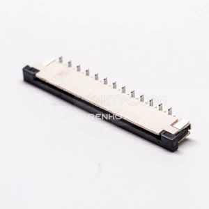Flat cable connector