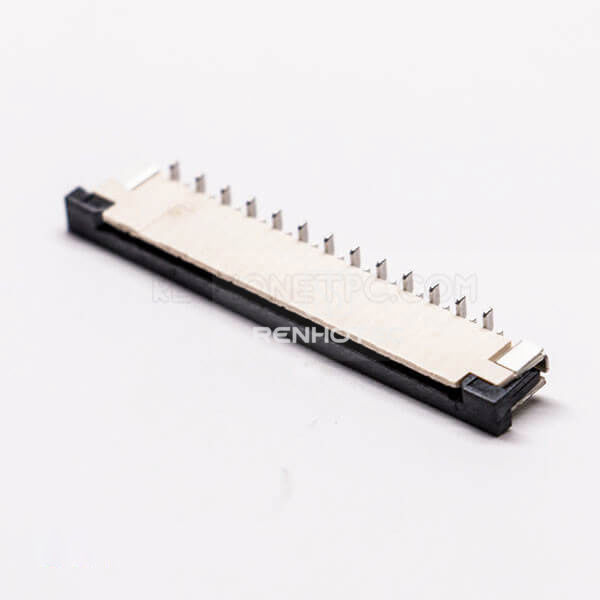 FFC/FPC Connector 13pin 0.5mm Slider Type Top Contact Style for PCB