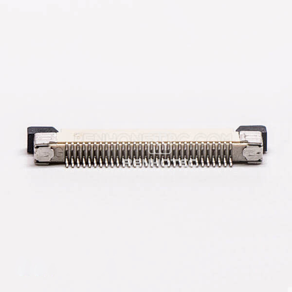 FFC Connector 0.5mm Bottom Contact Style Back Flip H2.0 For PCB Mount