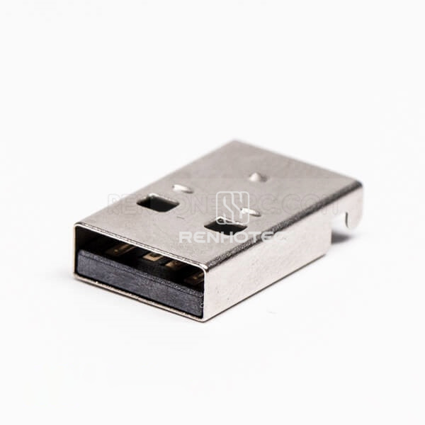 USB Type A 90 Degree Plug SMT for PCB Mount