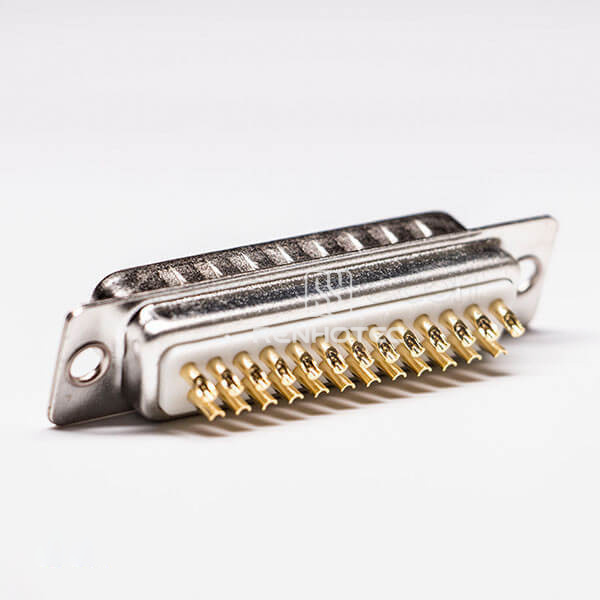DB 25 Male used with Coaxial Cable Straight Solder Type Connector