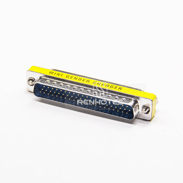 62Pin D-SUB Connector Male To Female Straight Metal High Density D-SUB