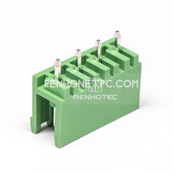 4 pin Terminal Connector Terminal Block Connector Green Pluggable Type