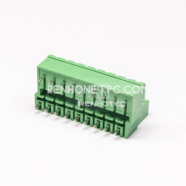 Terminal Blocks Double Layer Green PCB Terminal Block Connector