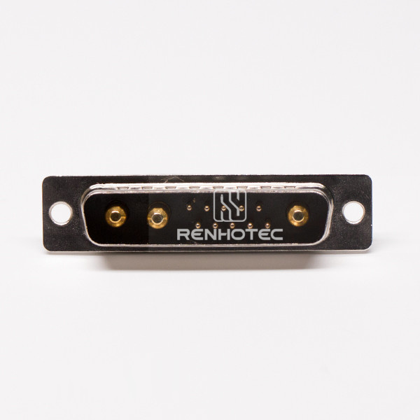 13W3 D-SUB Male Connector180 Degree Solder Type for Cable with Staking