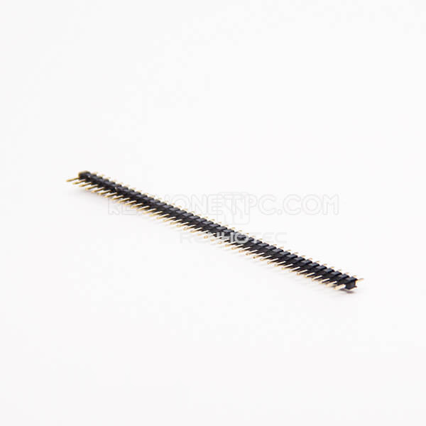 180 Degree 40 Pin Male Pin Header Single Row 2.0mm Through Hole