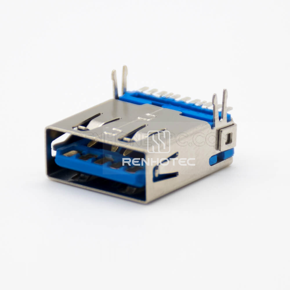 USB type A Connector 3.0 Female 9 Pin SMT Type Straight