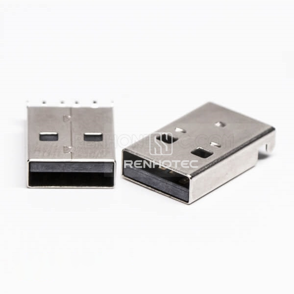 USB Type A 90 Degree Plug SMT for PCB Mount