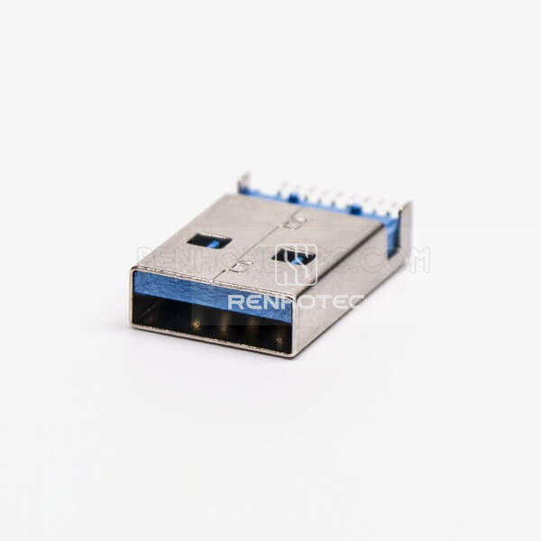 USB 3.0 Type A Male Connector Straight SMT Offset Type