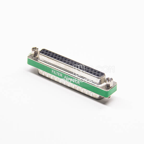 DB37 Pin Male To Female Metal Straight Standard D-SUB Adapter