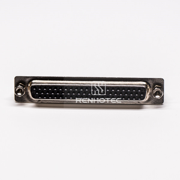 High Density D-SUB 62 Pin Female Straight Staking type Through Hole for PCB Mount connector