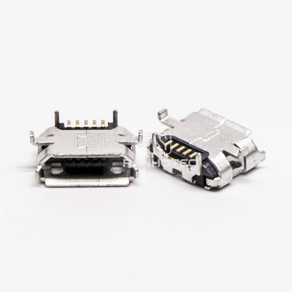 Female Micro USB B Pinout Connector SMT Type for PCB