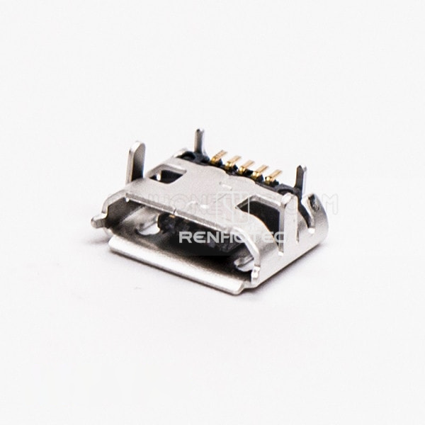 Micro USB B Female Connector 5 Pin SMT Type B Straight for PCB