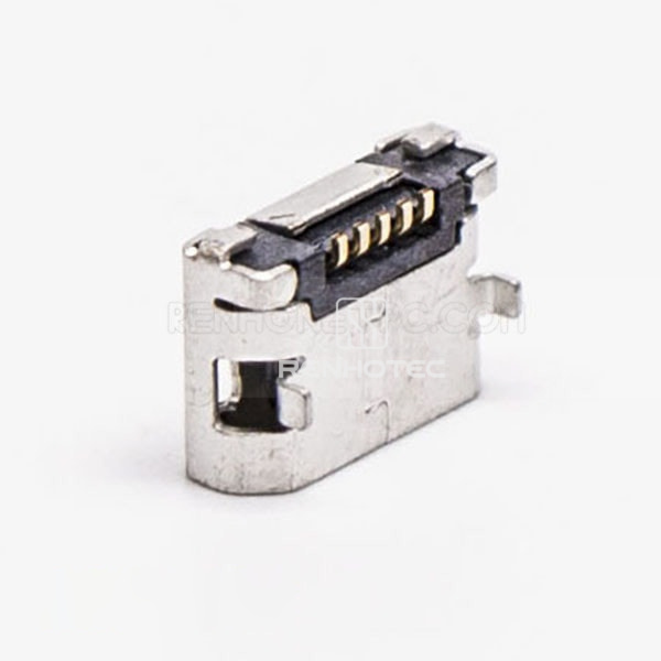 USB Micro Female Pinout DIP 5.65 Type B SMT 5 Pin for Phone