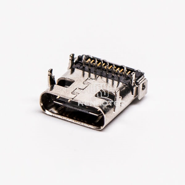 Female Type C SMT Right Angle DIP and SMT